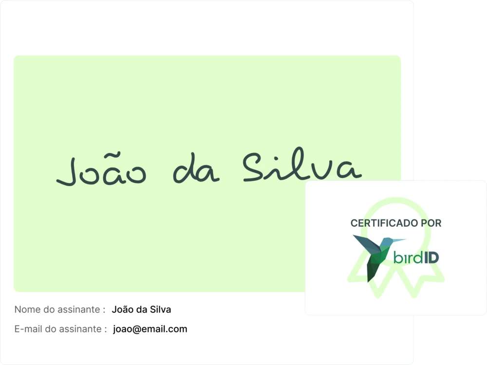 Documento sendo assinado digitalmente dentro do Info Dental